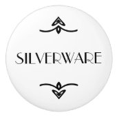 TAFELSILBER KERAMIKKNAUF (Vorderseite)