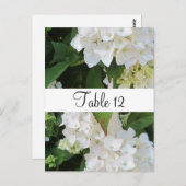 Tafelsitze für Hydrangeas Postkarte (Vorne/Hinten)