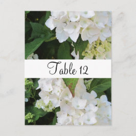 Tafelsitze für Hydrangeas Postkarte