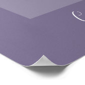 Tafelsonnenblumen Wisteria SITZ CHART Schaumbucht Poster (Ecke)