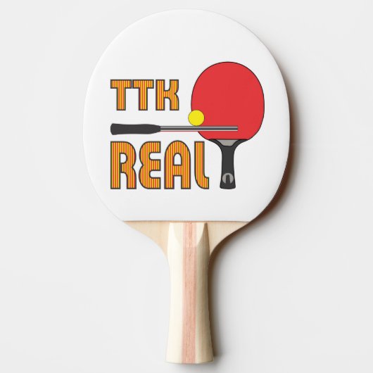 Tafeltennis bat TTK-Real Tischtennis Schläger (Rückseite)