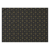 Tafeltuch aus Black & Gold Pumpkin Tischdecke (Vorderseite (Horizontal))