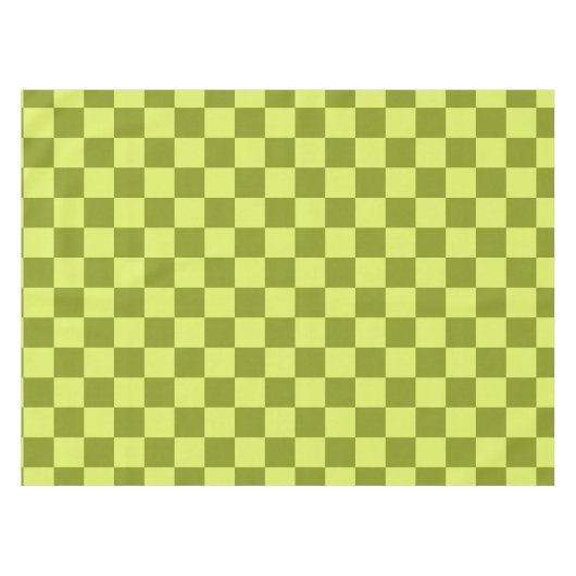 Tafelüberdachtes Muster Olive Green Limon Tischdecke (Vorderseite (Horizontal))