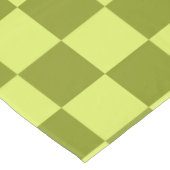 Tafelüberdachtes Muster Olive Green Limon Tischdecke (Schrägansicht)