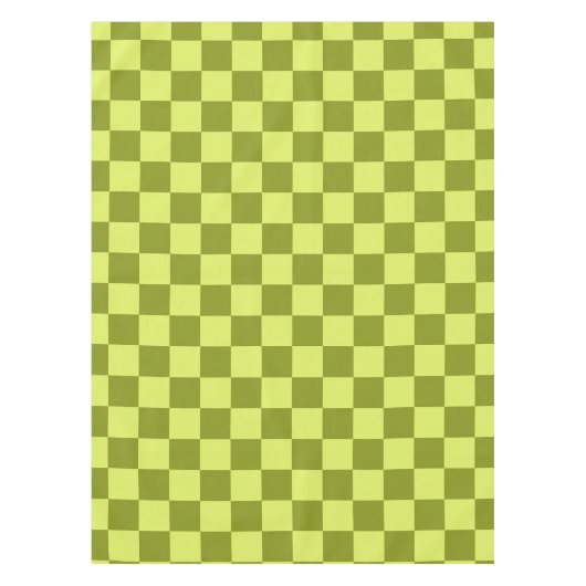 Tafelüberdachtes Muster Olive Green Limon Tischdecke (Vorderseite)