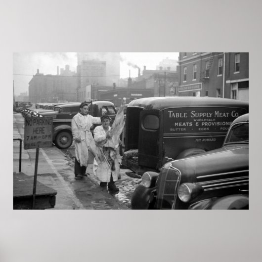 Tafelvorrat Fleisch Co., Omaha: 1938 Poster (Vorne)