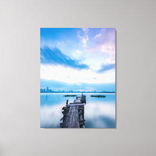 Tafelwanderung Himmel und Meer Leinwanddruck