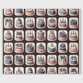 Tafelwerbung mit Geburtstagskuchen Geschenkpapier (Flach)