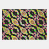 Taffi Op Art Argos Sampler Geschenkpapier Set (Vorderseite)