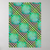Taffi Op Art Bubblegum Poster (Vorne)