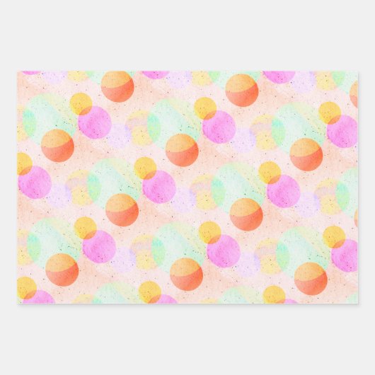 Taffi Op Art Gear Sampler Geschenkpapier Set (Vorderseite 3)