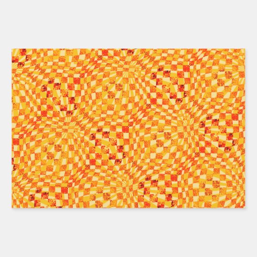 Taffi Op Art Gear Sampler Geschenkpapier Set (Vorderseite 2)