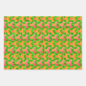 Taffi Op Art Gear Sampler Geschenkpapier Set (Vorderseite)