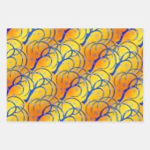 Taffi Op Art, Hollywood Floral und Jasmine Geschenkpapier Set (Vorderseite 3)