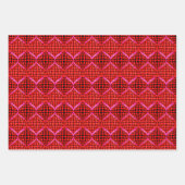 Taffi Op Art Sampler Cherry Wrapping Paper Sheets Geschenkpapier Set (Vorderseite 3)