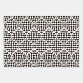 Taffi Op Art Sampler Cherry Wrapping Paper Sheets Geschenkpapier Set (Vorderseite 2)