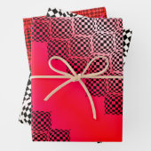 Taffi Op Art Sampler Cherry Wrapping Paper Sheets Geschenkpapier Set (Beispiel)