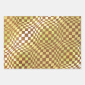 Taffi Op Art Sampler Wrapping Paper Sheets Geschenkpapier Set (Vorderseite 2)