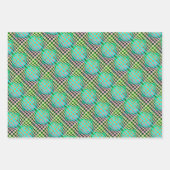 Taffi Op Art Sampler Wrapping Paper Sheets Geschenkpapier Set (Vorderseite 2)