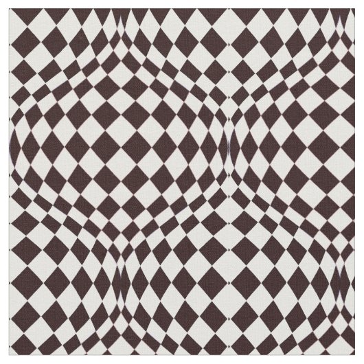 Taffi Op Art Schwarz-Weiß Stoff (Nahaufnahme)