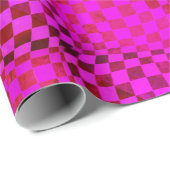 Taffi Tuck Op Art Fuschia Geschenkpapier (Rolleneckpunkt)