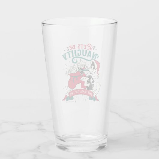 TAFFY DUCK™ - Lasst uns unartig sein Glas (Rückseite)