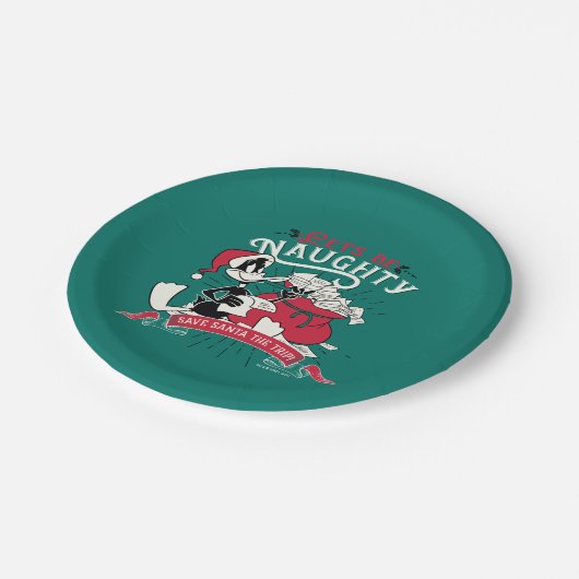 TAFFY DUCK™ - Lasst uns unartig sein Pappteller (Schrägansicht)