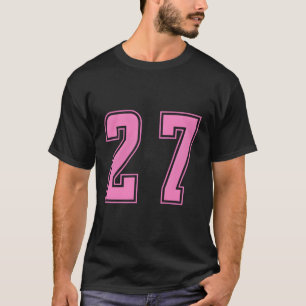 Taffy K Nummer 27 Junior-Sport-Team gezählt Unif T-Shirt