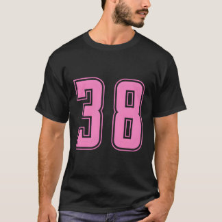 Taffy K Nummer 38 Junior-Sport-Team gezählt Unif T-Shirt