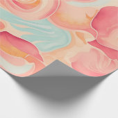 Taffy Watercolor Personalisiertes Muster Geschenkpapier (Ecke)