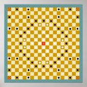Tafl / Alea Evangelii (19x19) Game Board (Vers 3) Poster (Vorne)