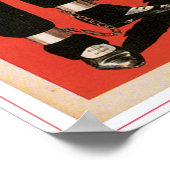 Taft ~ Magician Devils Cage Vintag Magic Act Poster (Ecke)