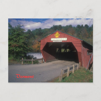 Taftsville Bridge Vermont Postkarte