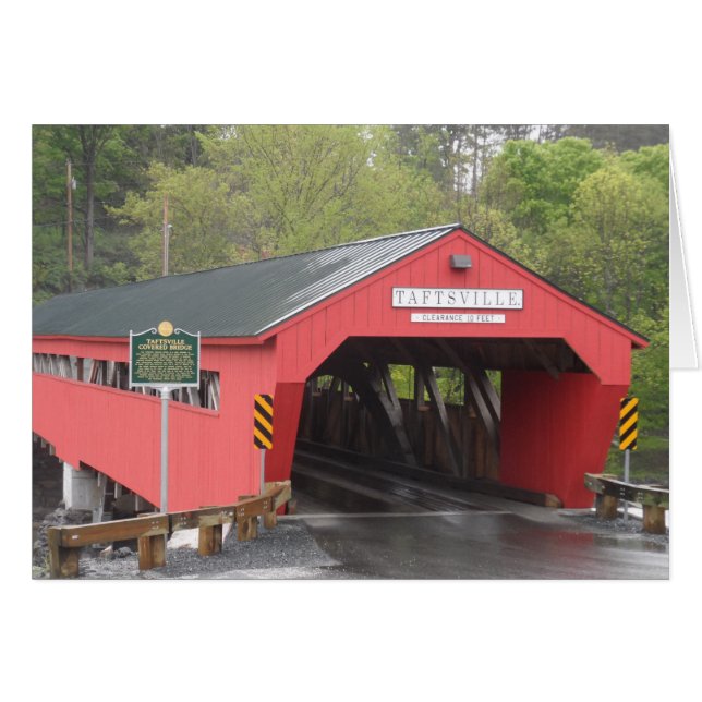 Taftsville Covered Bridge, Vermont (Vorderseite (Horizontal))