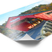 Taftsville Covered Bridge, Vermont Fotodruck (Ecke)