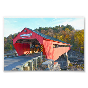 Taftsville Covered Bridge, Vermont Fotodruck