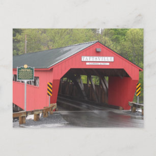 Taftsville Covered Bridge, Vermont Postkarte