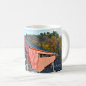 Taftsville Covered Bridge, Windsor Landkreis, Verm Kaffeetasse (VorderseiteRechts)