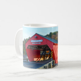 Taftsville Covered Bridge, Windsor Landkreis, Verm Kaffeetasse