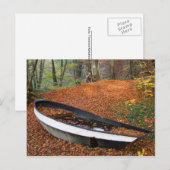 Tag 072: Waldboot Postkarte (Vorne/Hinten)