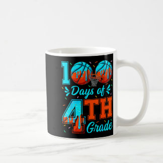 Tag 100 4. Klasse Basketball Tag 100. Schultag Kaffeetasse