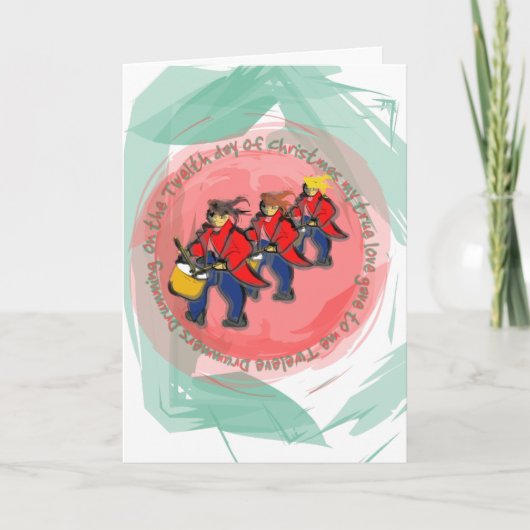 Tag 12 - 12 Tage Weihnachtskarten Feiertagskarte (Vorderseite)