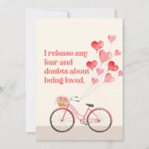 Tag 14 Liebe-Affirmationskarten des Roten Herzens