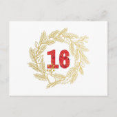 Tag 16. Namen Jesu Rabbi Advent Postkarte (Vorderseite)