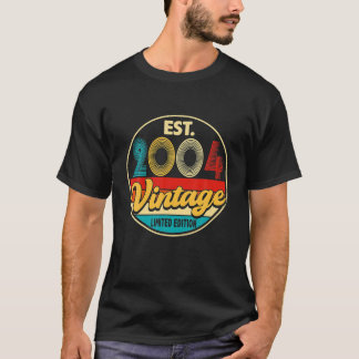 Tag 18 Jahre Vintag 2004 Limited Edition 18. T-Shirt