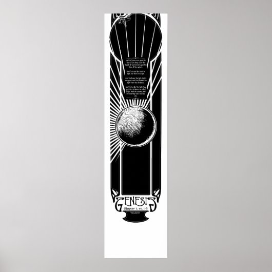 Tag 1 des Schöpfungspakets Poster (Vorne)