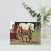 Tag 1 - Mutter und Sohn Postkarte (Stehend Vorderseite)