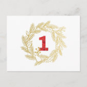 Tag 1. Namen Jesu | Immanuel | Adventskalender Postkarte (Vorderseite)