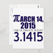 Tag 2015 postkarte (Vorne/Hinten)