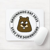 Tag 2025 mit Erdhaubengesicht Mousepad (Mit Mouse)